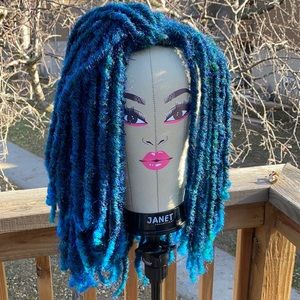 Blue Dreadlock Wig 💙